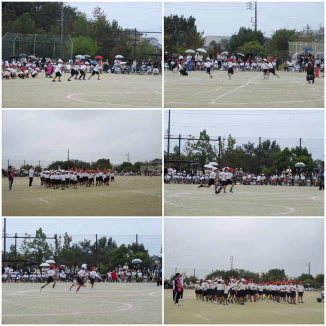 １・２年生徒競走